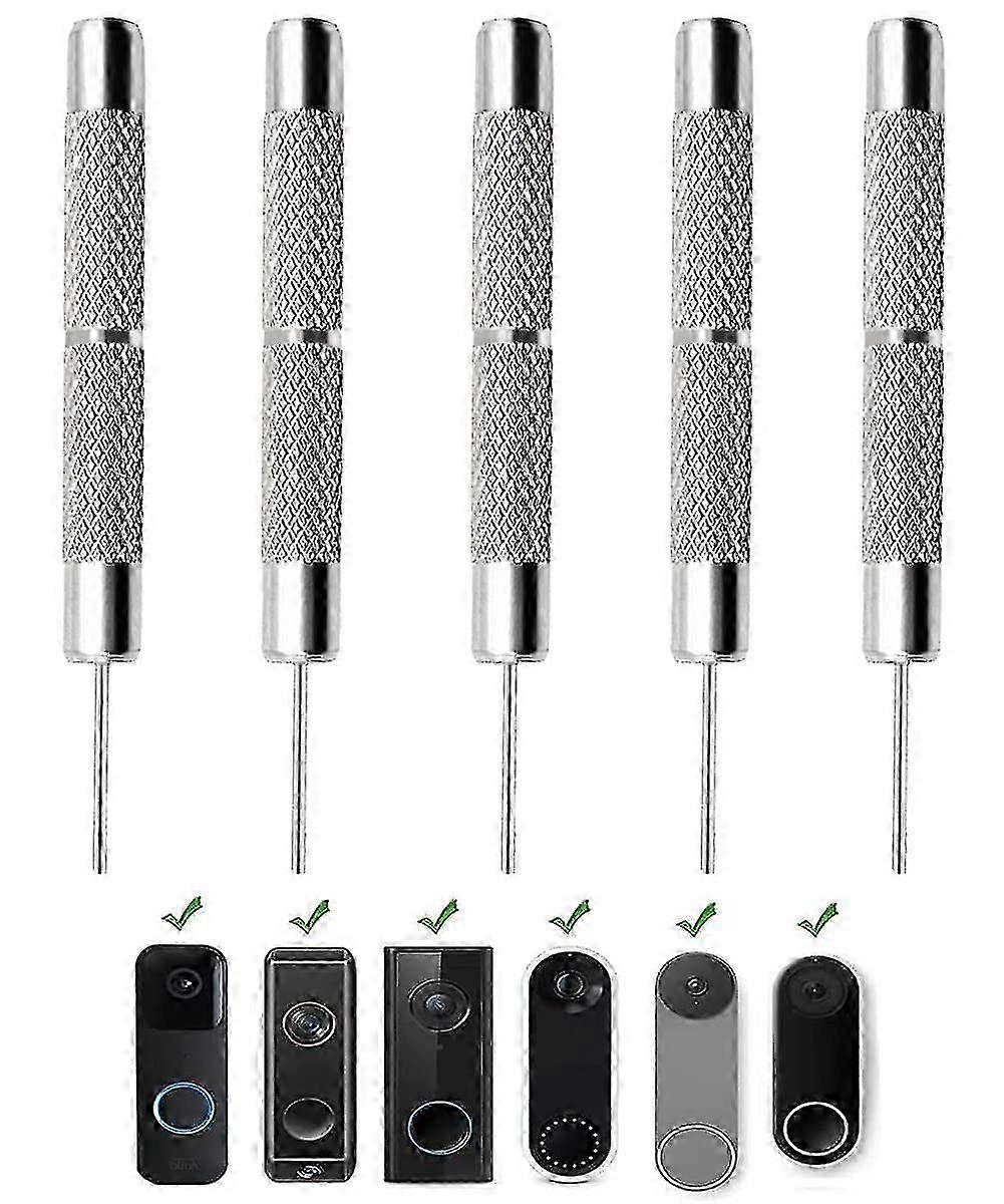 5 Pack Security Removal Pin Release Key Tool for Video Doorbell Mount Replacement Accessories