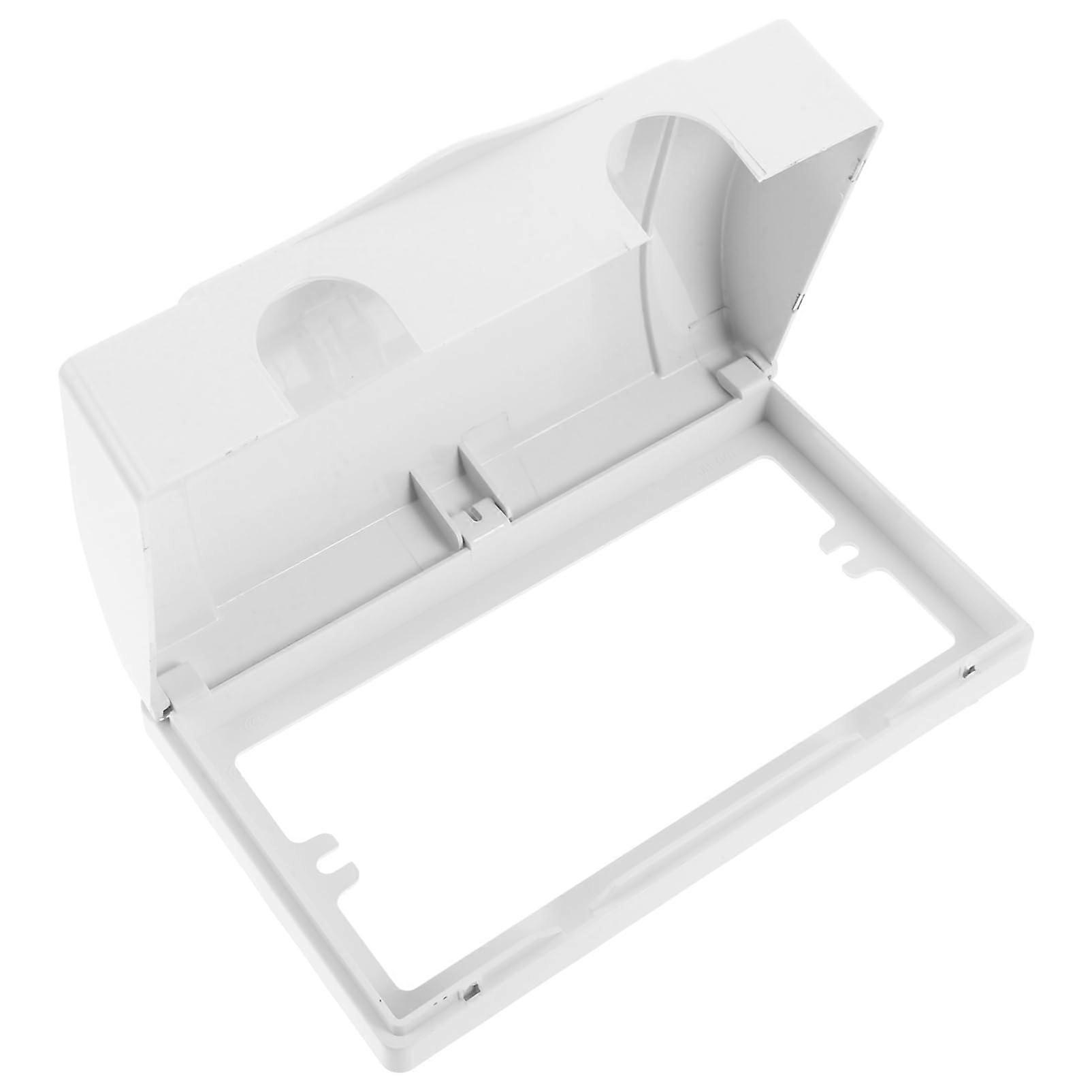 Waterproof socket cover for outdoor use, transparent casing for professional sockets, splashproof for bathrooms and outdoor applications