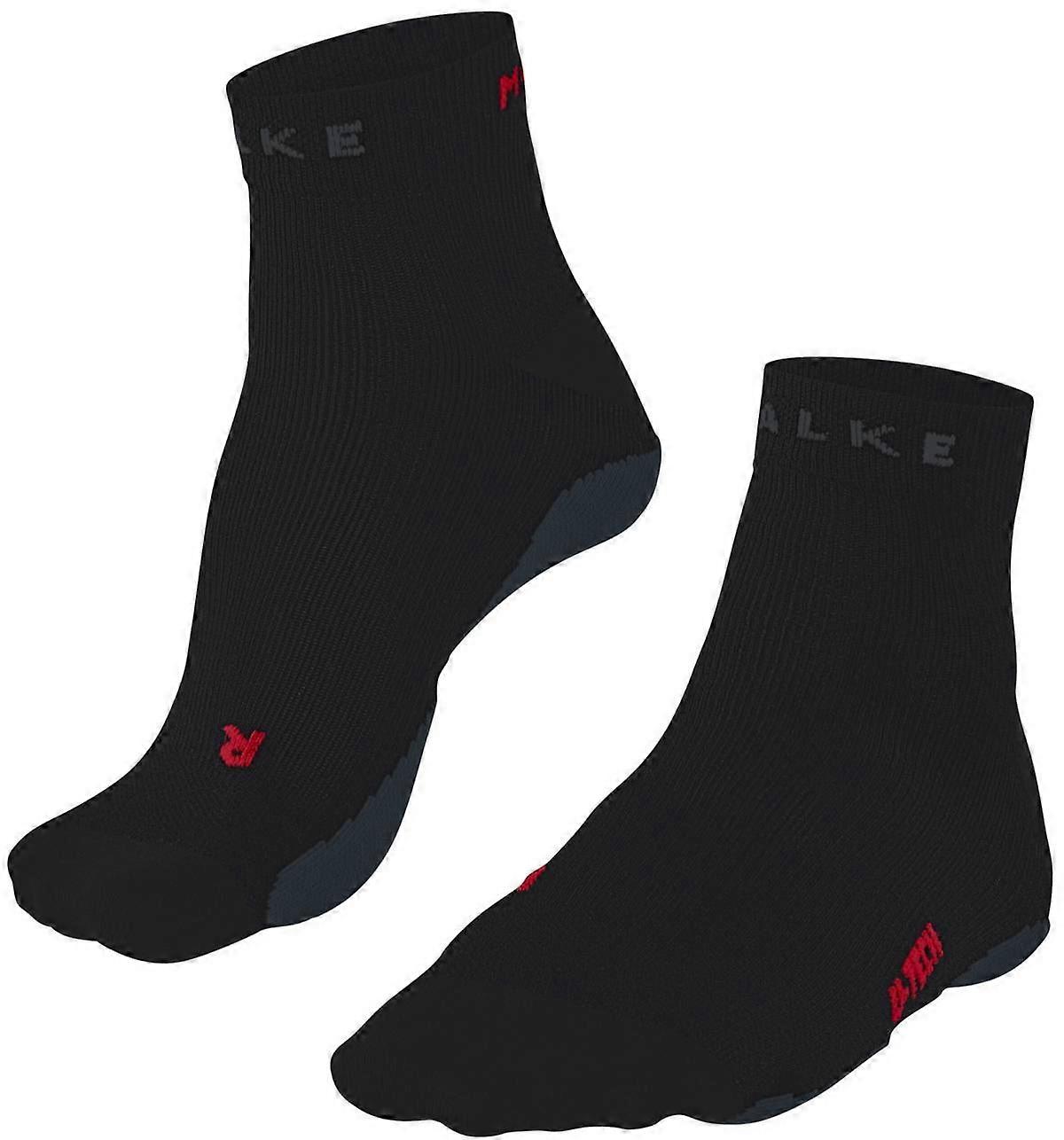 Falke RU True Motion Short Running Sneaker Socks - Black