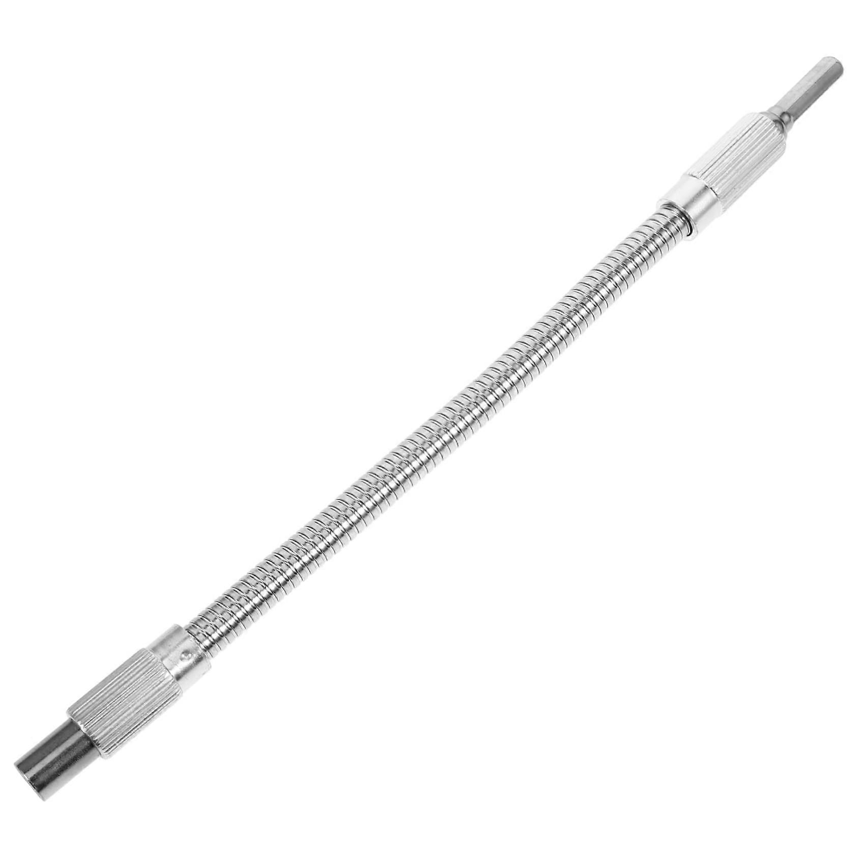 Flexible Drill Extension Shaft, Durable Metal Flex Shaft Adapter for Tight Spaces, Compatible with Electric Screwdrivers