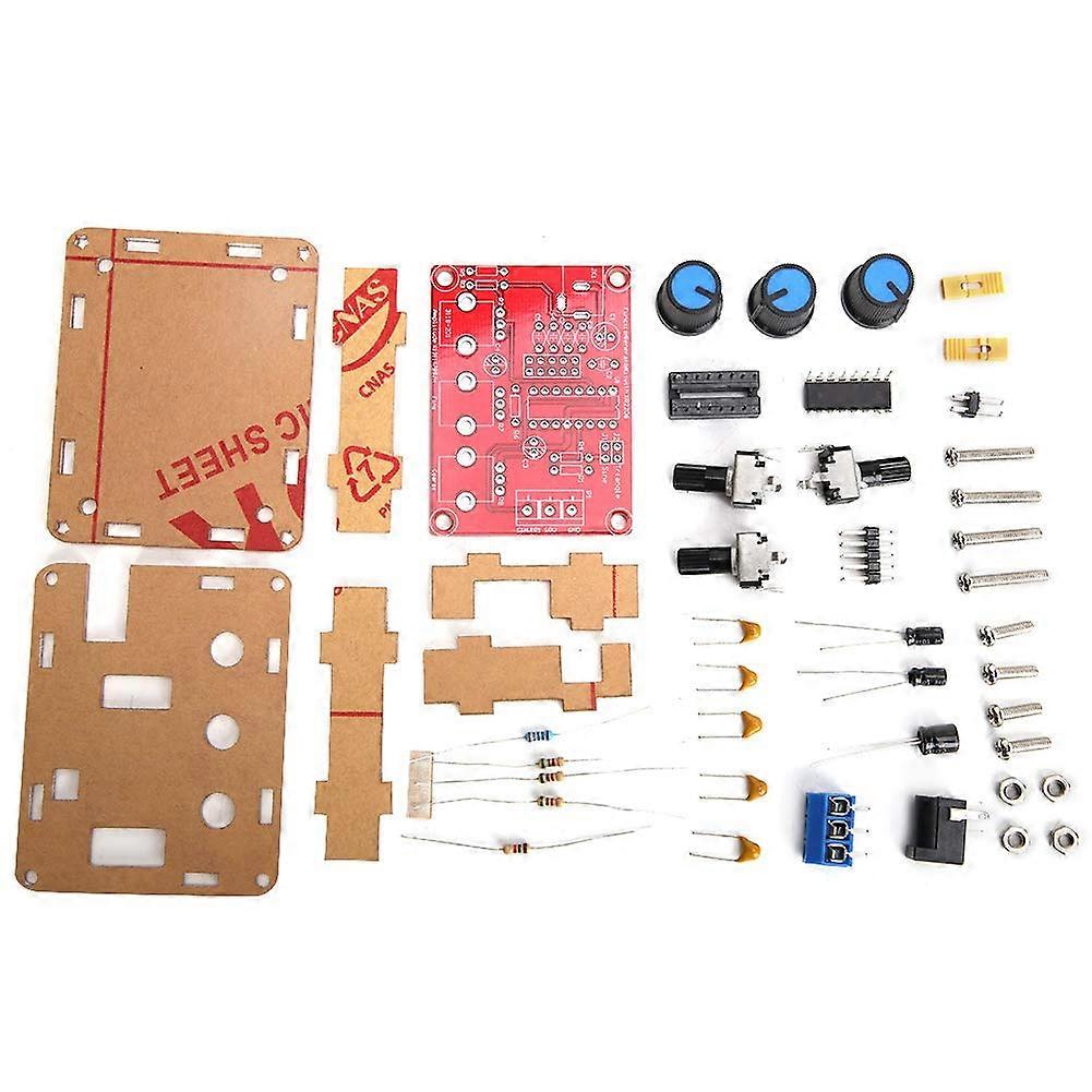 XR2206 Signal Generator Kit, 1Hz1MHz, Sine/Triangle/Square Wave, 5Digit Display
