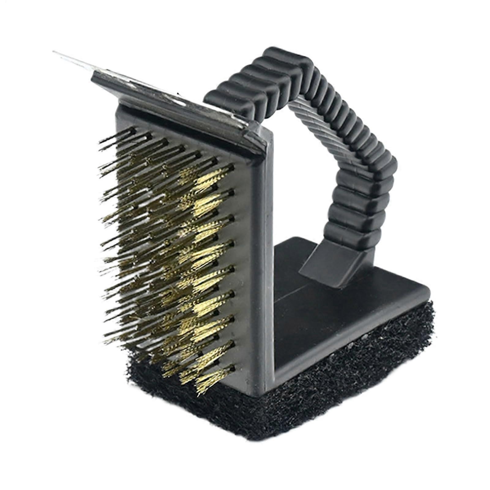 Grill Brush,Safe BBQ Brush with Right Angle Scraper for Griddle Smoker Oven Outdoor