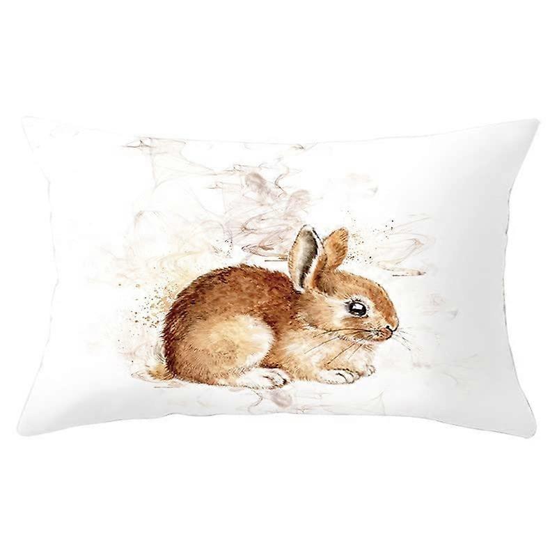 Easter Lumbar Pillow Covers Spring Silk Holiday Cushions 45x45cm Ref: 9171