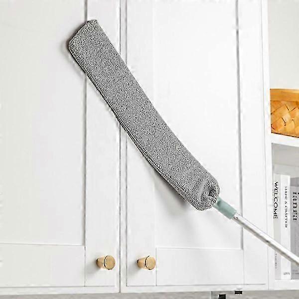 Professional flat mop with stainless steel handle, reusable microfiber cleaning