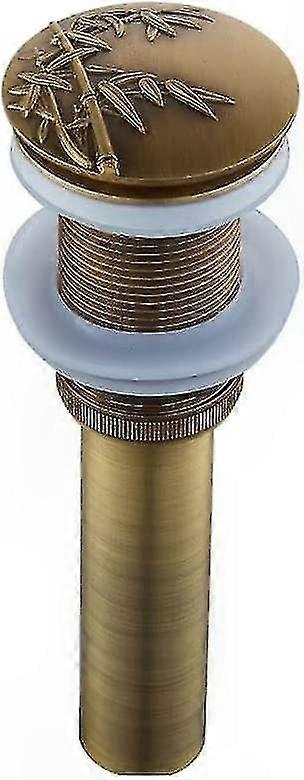 Universal Automatic Pop-Up Sink Drain Stopper for Bathroom Basins