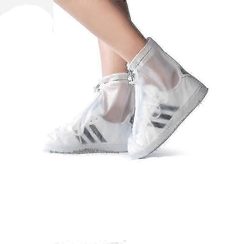 Housses de bottes de pluie imperméables Couvre-chaussures réutilisables antidérapants pour hommes et femmes