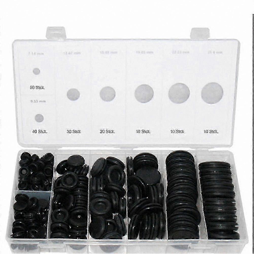 170 Pieces Durable Rubber Stoppers for Various Uses
