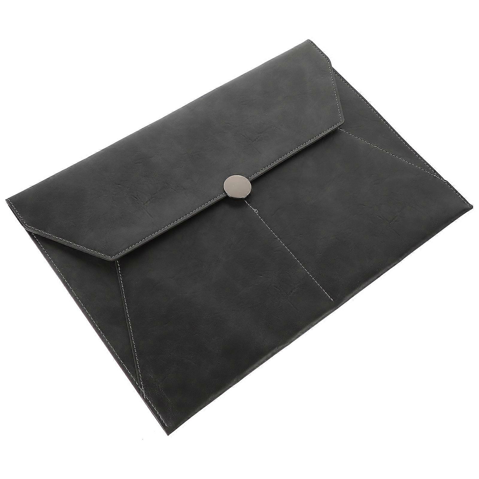 Professional File Organizer Document File Folder Office Use Conference Room Use Grey Button Snap Closure Quick Access to Files 1Pack