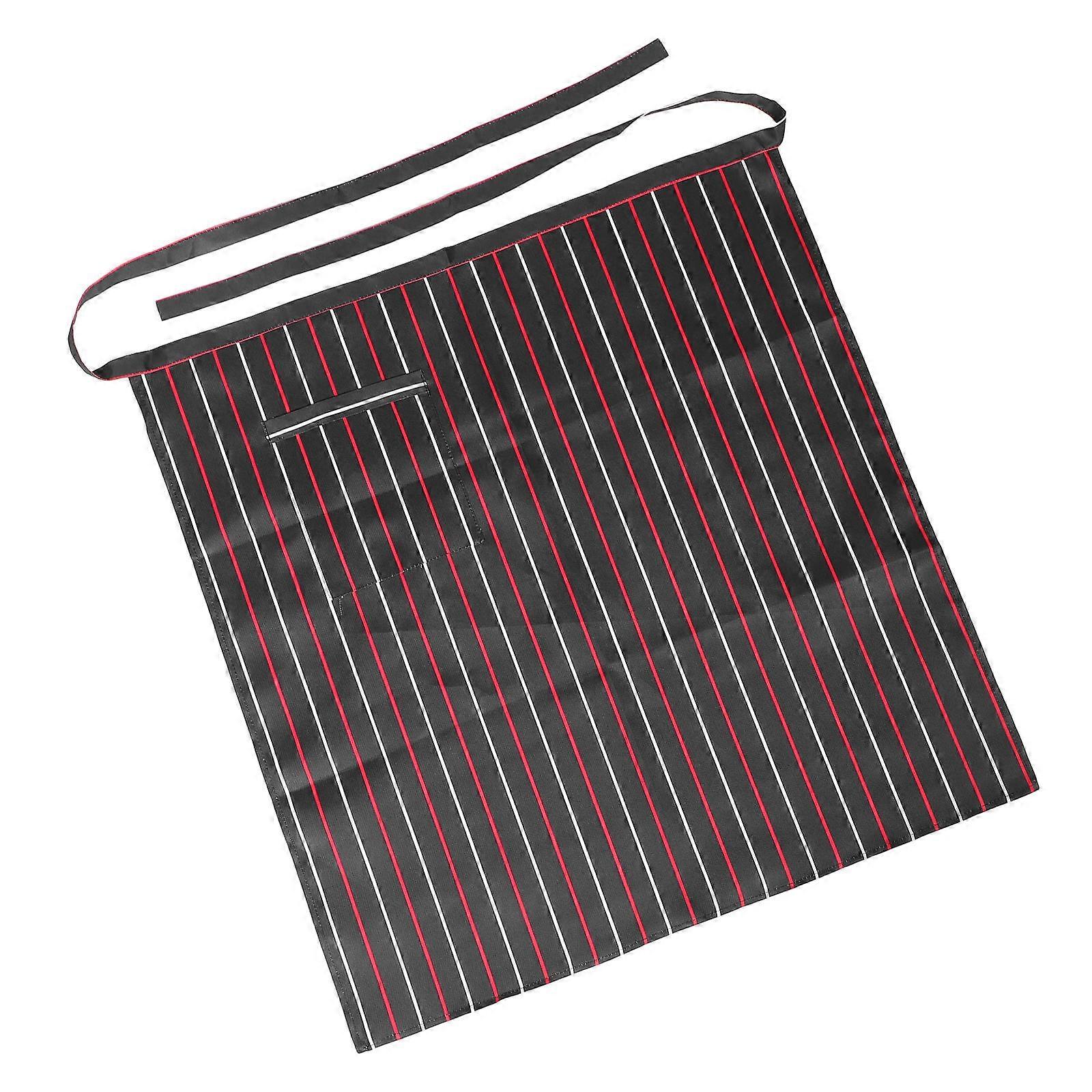 Chef Apron with Pockets for Kitchen Use Made of Polyester Cotton Multi Color 28.5 Inches Long