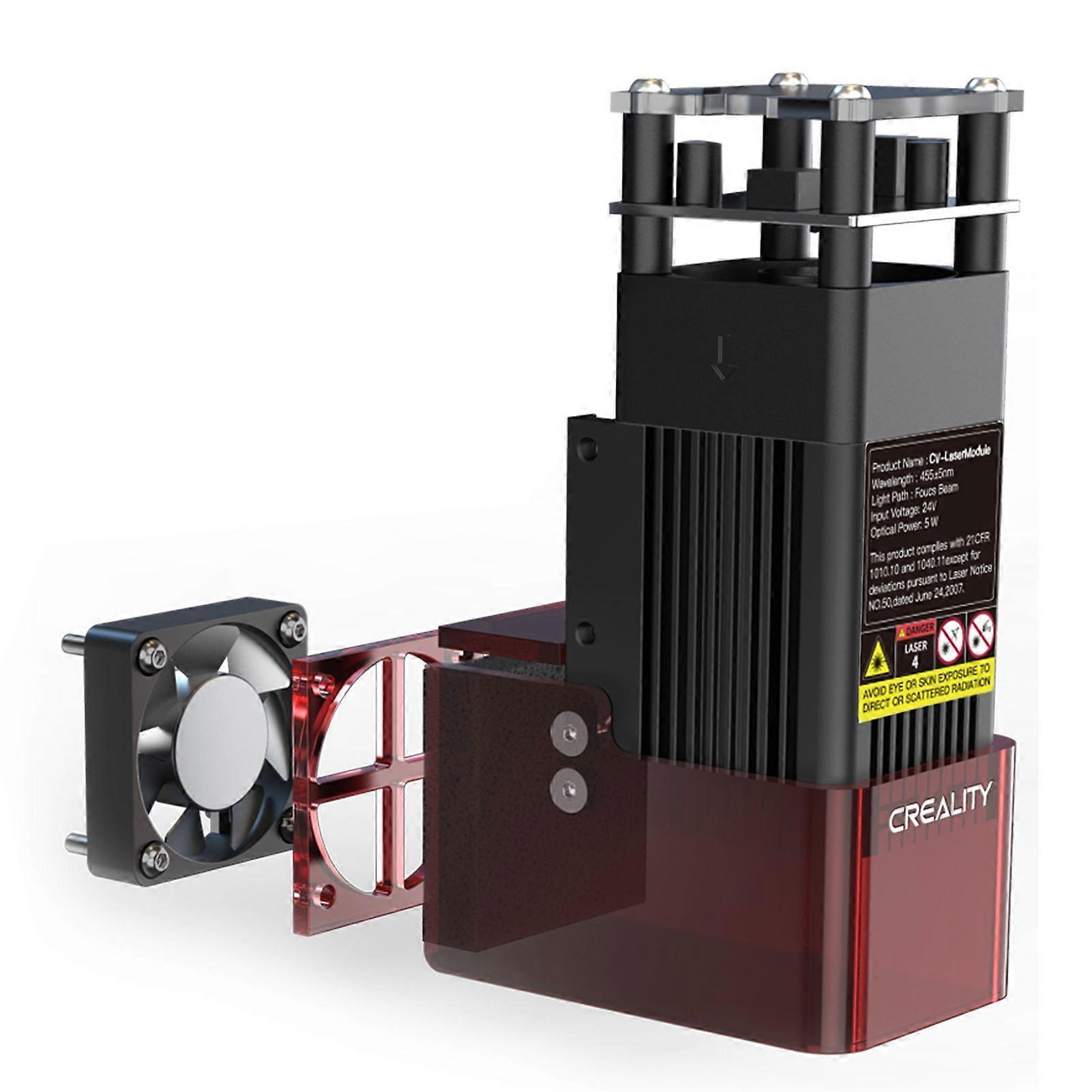 Creality Ender-3 S1 CV-Laser Module 24V 5W رأس ليزر متوافق مع Ender-3 S1 / Ender-3 S1 Pro / Ender-3 S1 Plus CNC آلة نحت الليزر دقيقة Focu