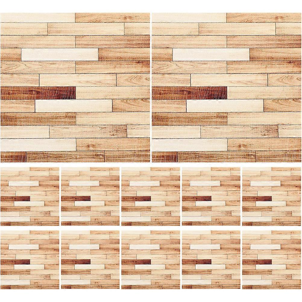 Dollhouse Tile Flooring Mini House Flooring Sheet Hobbyists Children Pvc Assorted Color Diy 12Pcs