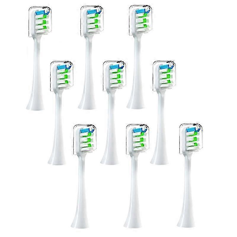 Replacement Brush Heads for V1 V2 X3 X3U X5 D2 D3 SOOCARE Electric Toothbrush - 9PCS Soft Bristle Heads