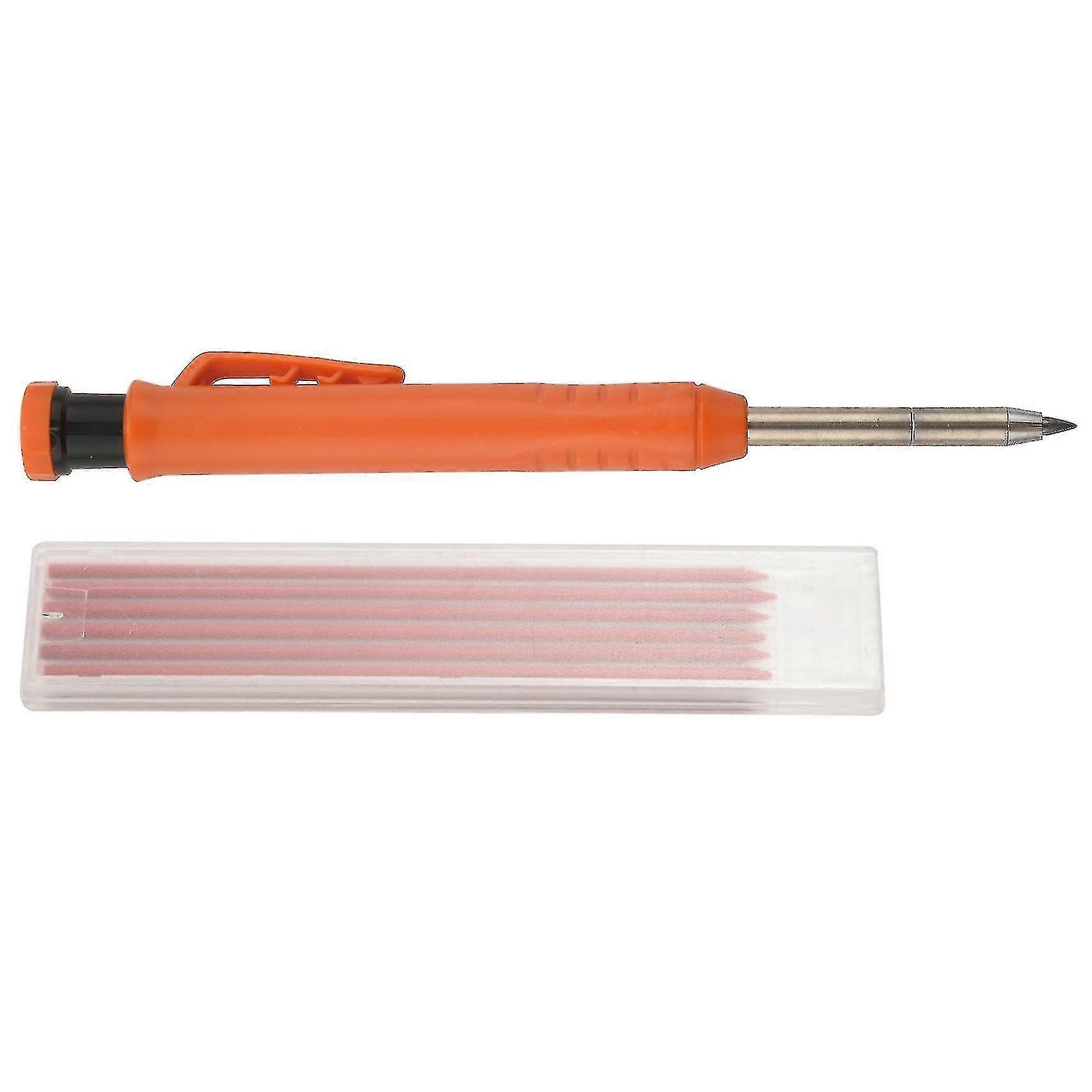 Compatible Withcompatible Withcarpenter Pencil Set With 7 Refill Leads, Built-in Sharpener,pencil D