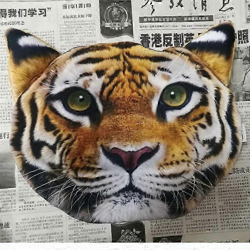 Newest 2022 3D Printed Dog Cat face Car Headrest Neck Rest Auto Nec...