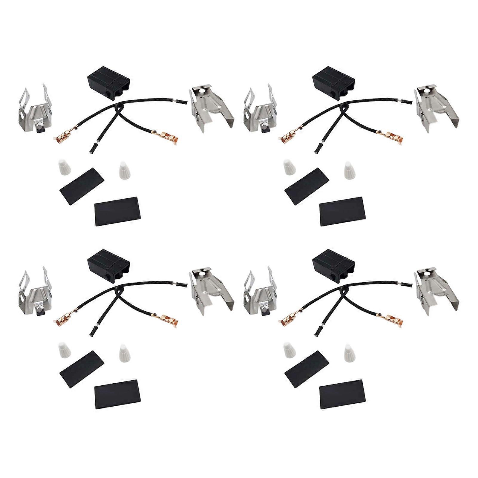 Professional Burners Socket Block Set For Cooktops Maintenance 4Pieces Durable Heat Resistant Electrical Connection Set Multicolor