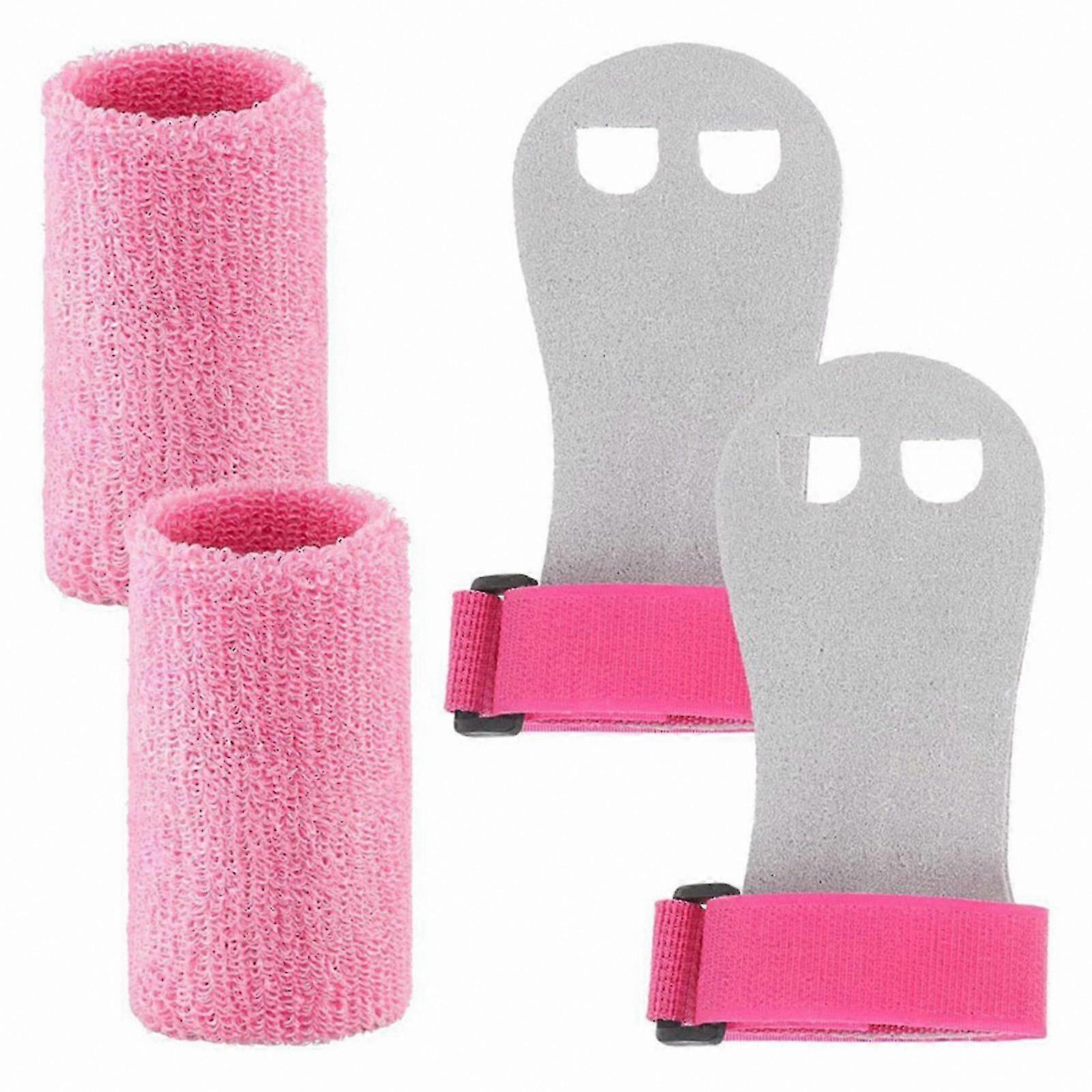 Gymnastics Grips and Wristbands for Kids - Soft Wrist Support Gloves for Training Sessions