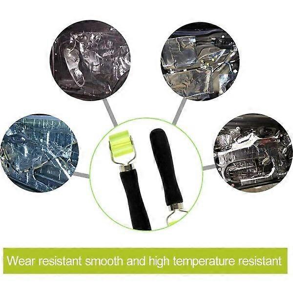 Soundproof rollers, 2-piece set, silicone surface, wear-resistant and high-temperature resistant