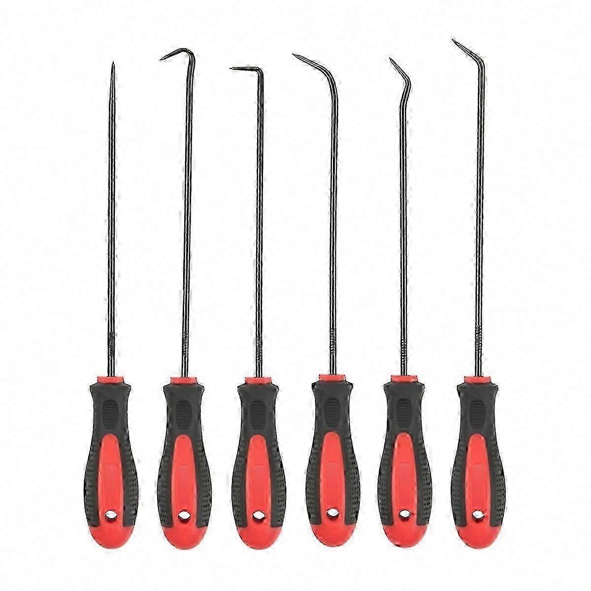 Extra Long Precision Hook and Pick Set, 6-Piece Professional Tool Kit