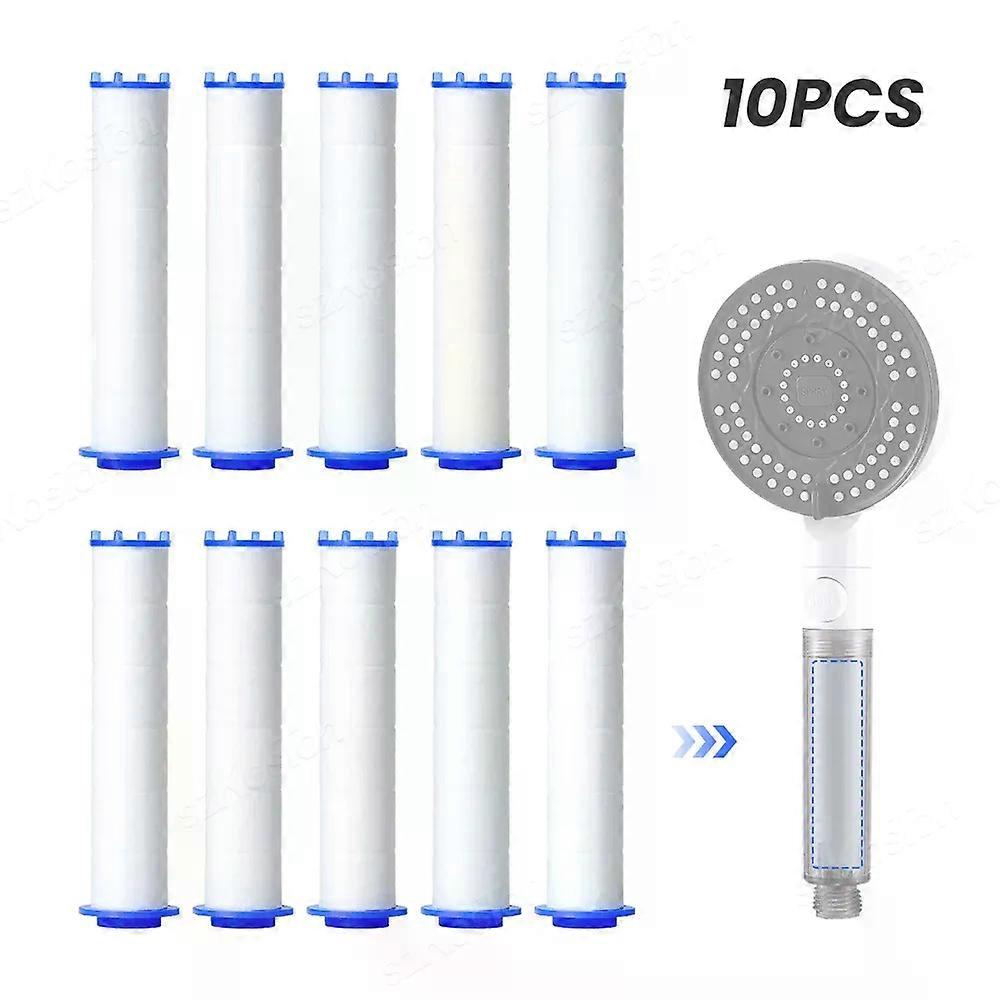 10Pcs Replacement Shower Filter for Hold Showerhead High Output Shower Water Filter to Remove Chlorine Fluoride and Hard