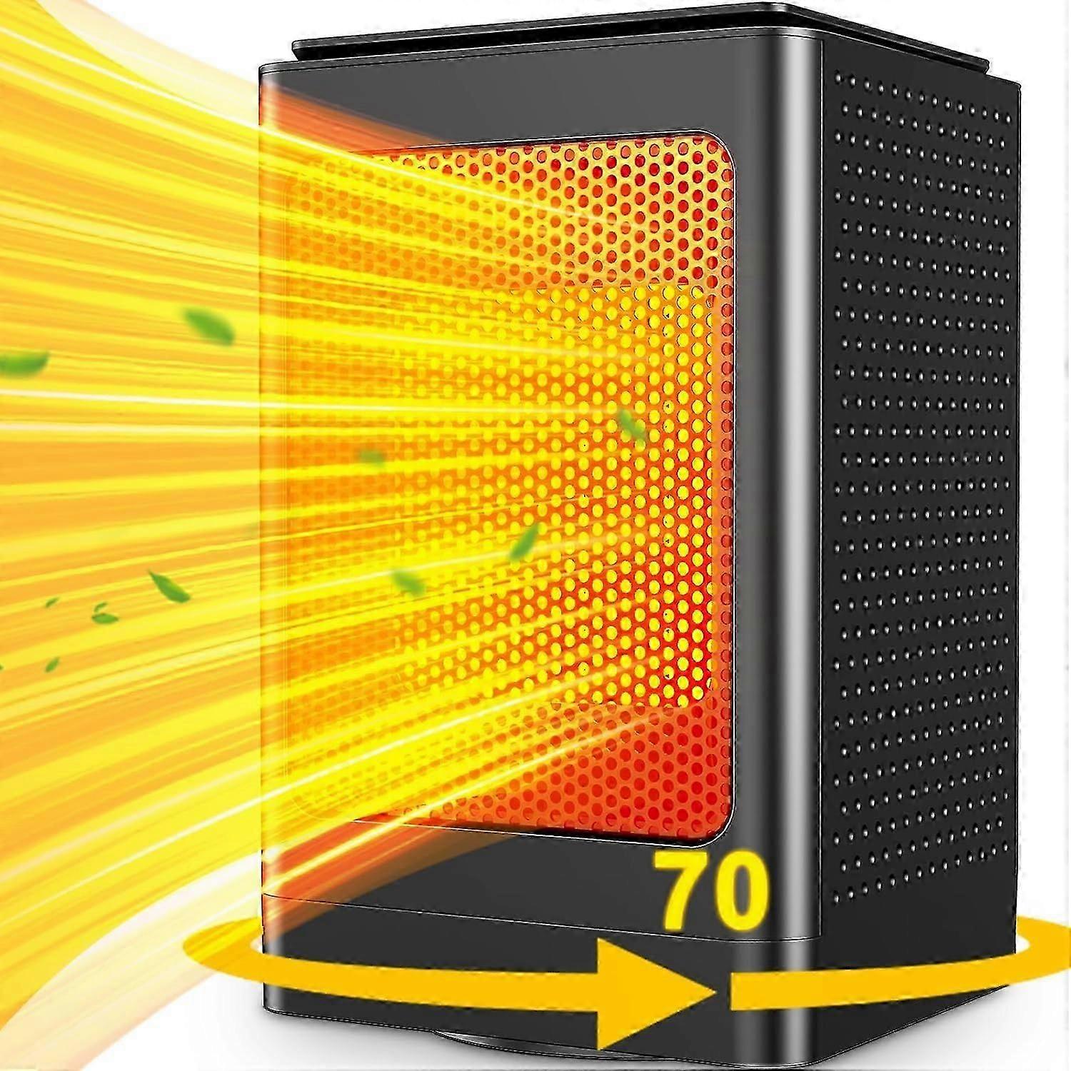 Space,Portable with 70 degree Oscillation,1500W with Adjustable