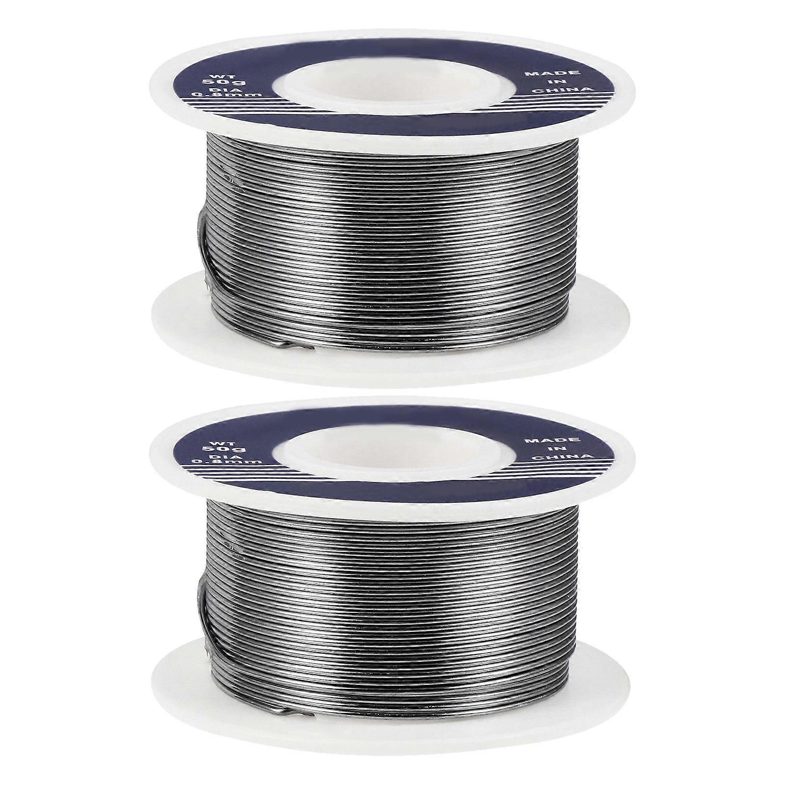Soldering Wire for Electrical Soldering 2 Rolls Welding Silver