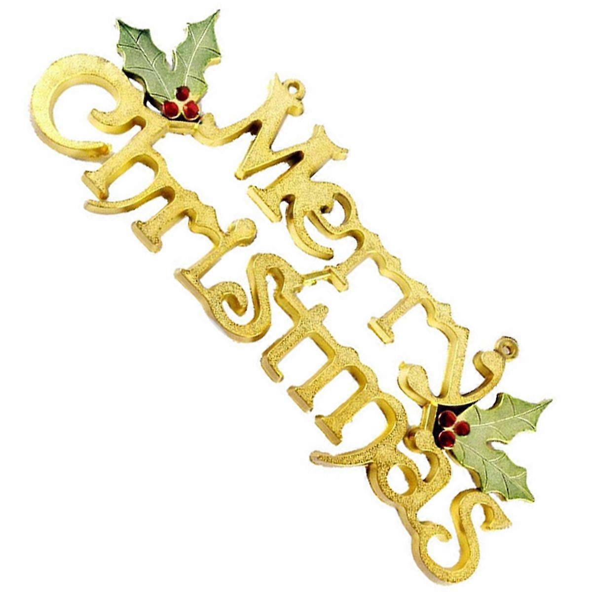 It sounds like you're referring to a **Merry Christmas door sign** that's **25cm** in size and designed as a **Christmas tree decoration** for