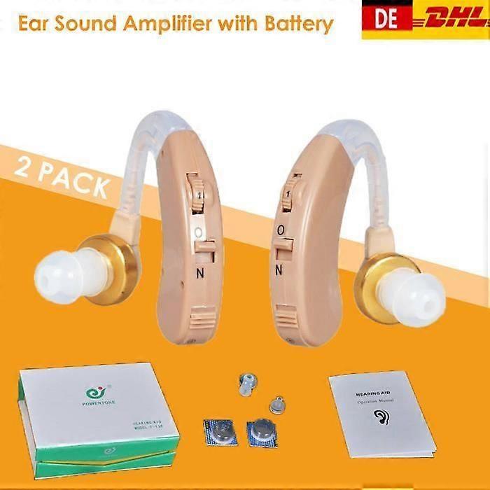 Personal Sound Amplifier with Adjustable Tone Interchangeable Sound Enhancement Device Amplifiers with Sound Cl