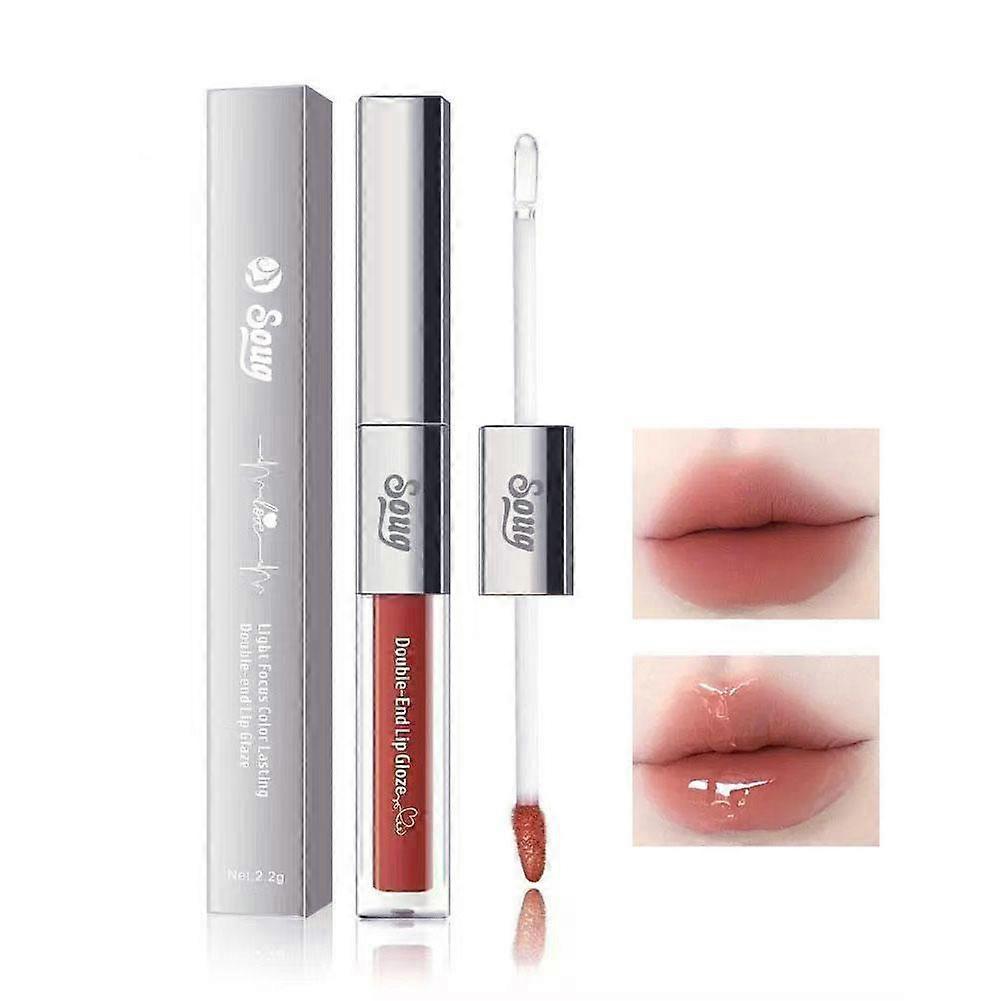 3 i 1 mat lipgloss vandtæt langtidsholdbar - På lager