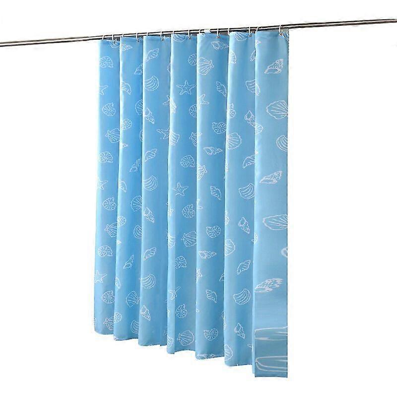 New Shower Curtain Mediterranean Polyester Shower Curtain for Bathroom Barriers