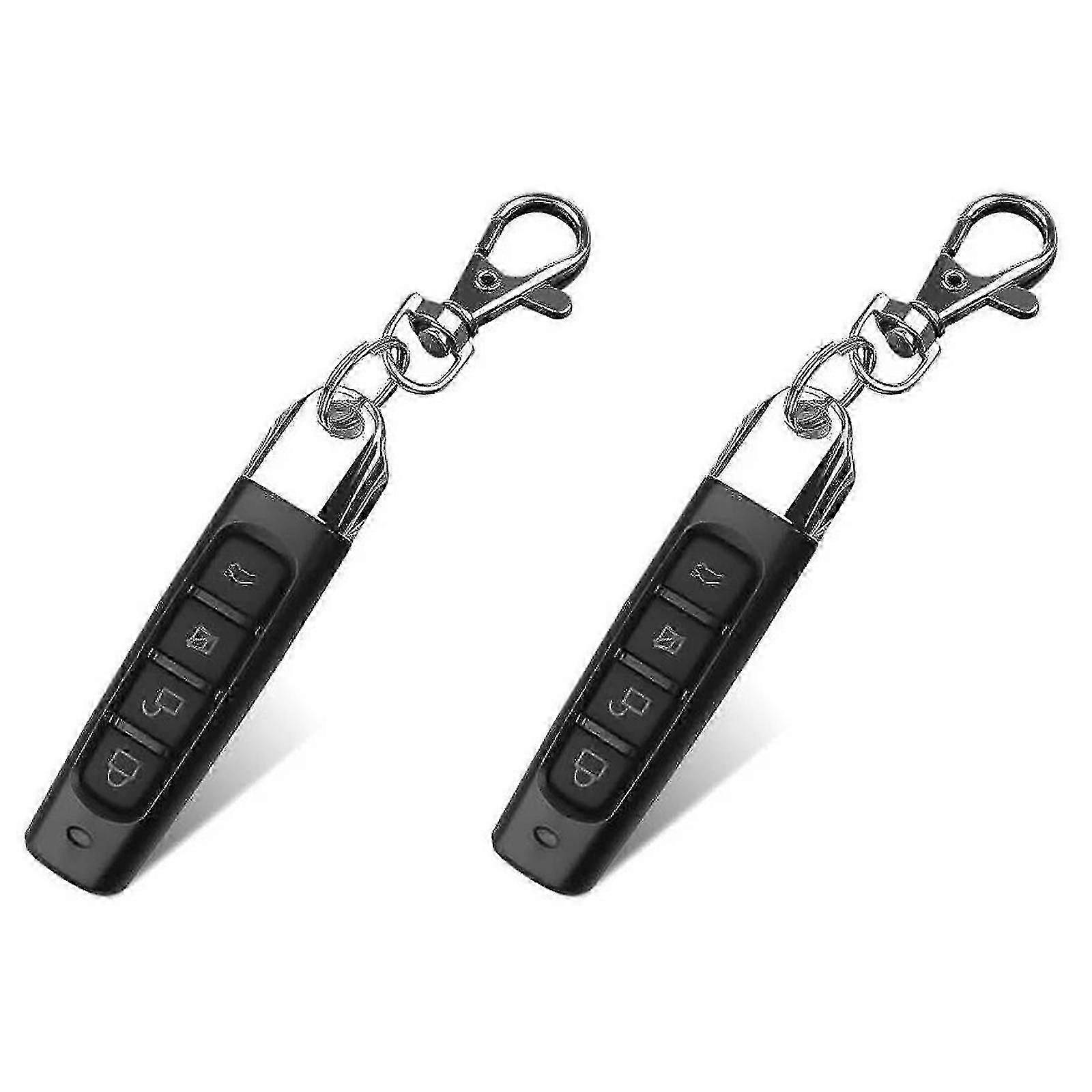 4-in-1 Remote Control Duplicator, Garage Door Opener Keychain, 433mhz Garage Door Key Copy