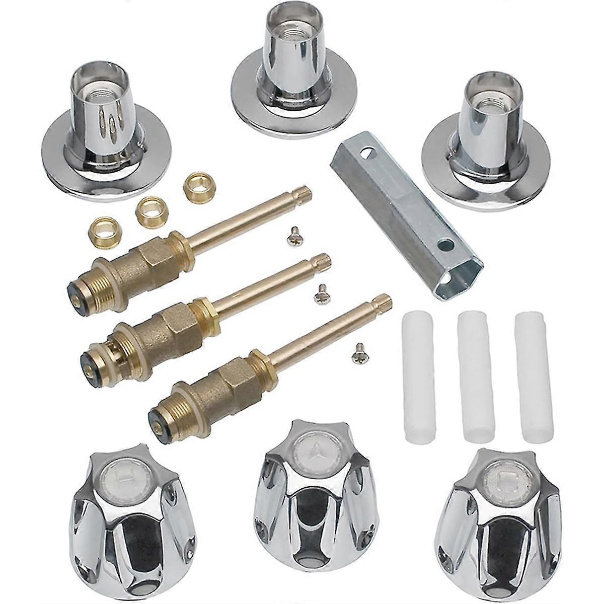 39619 Bathtub Shower 3-Handle Trim Kit for Price