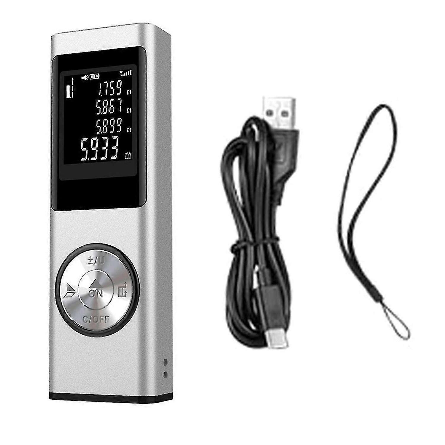 40M Smart Digital Laser Distance Meter Range Portable Rangefinder