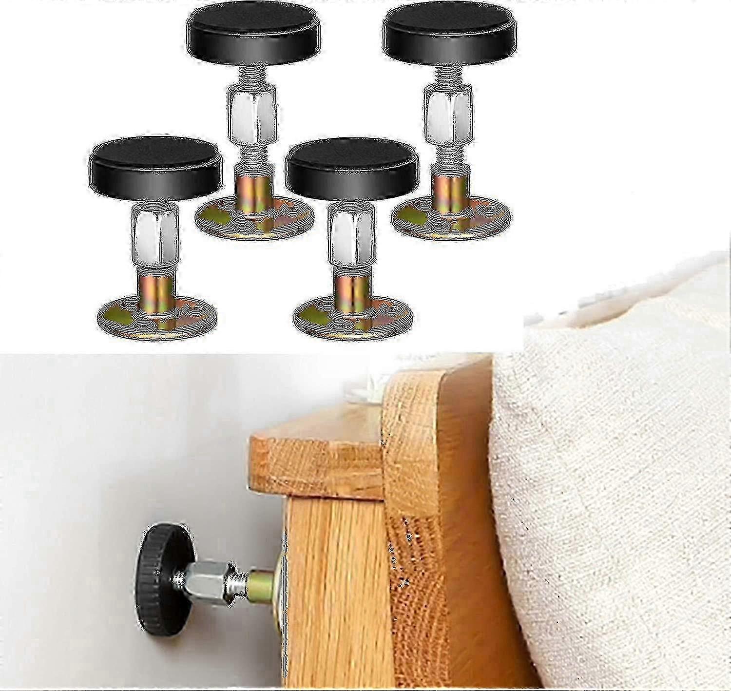 Adjustable Threaded Bed Frame Anti-shake Tool, Headboard Stoppers,4pcs_xuanshang_m24 2025