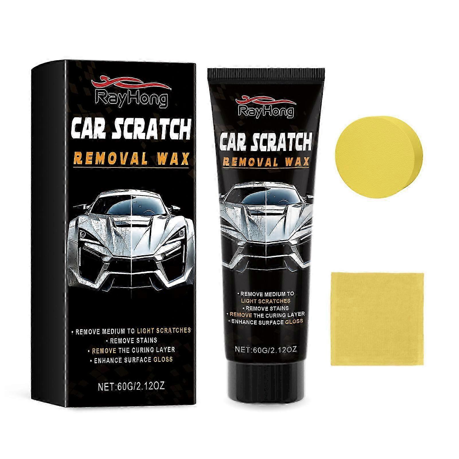 Car Scratch Repairing Polishing Wax Waterproof Lasting Auto Scratch Covering Wax with Sponge for Van Vehicle