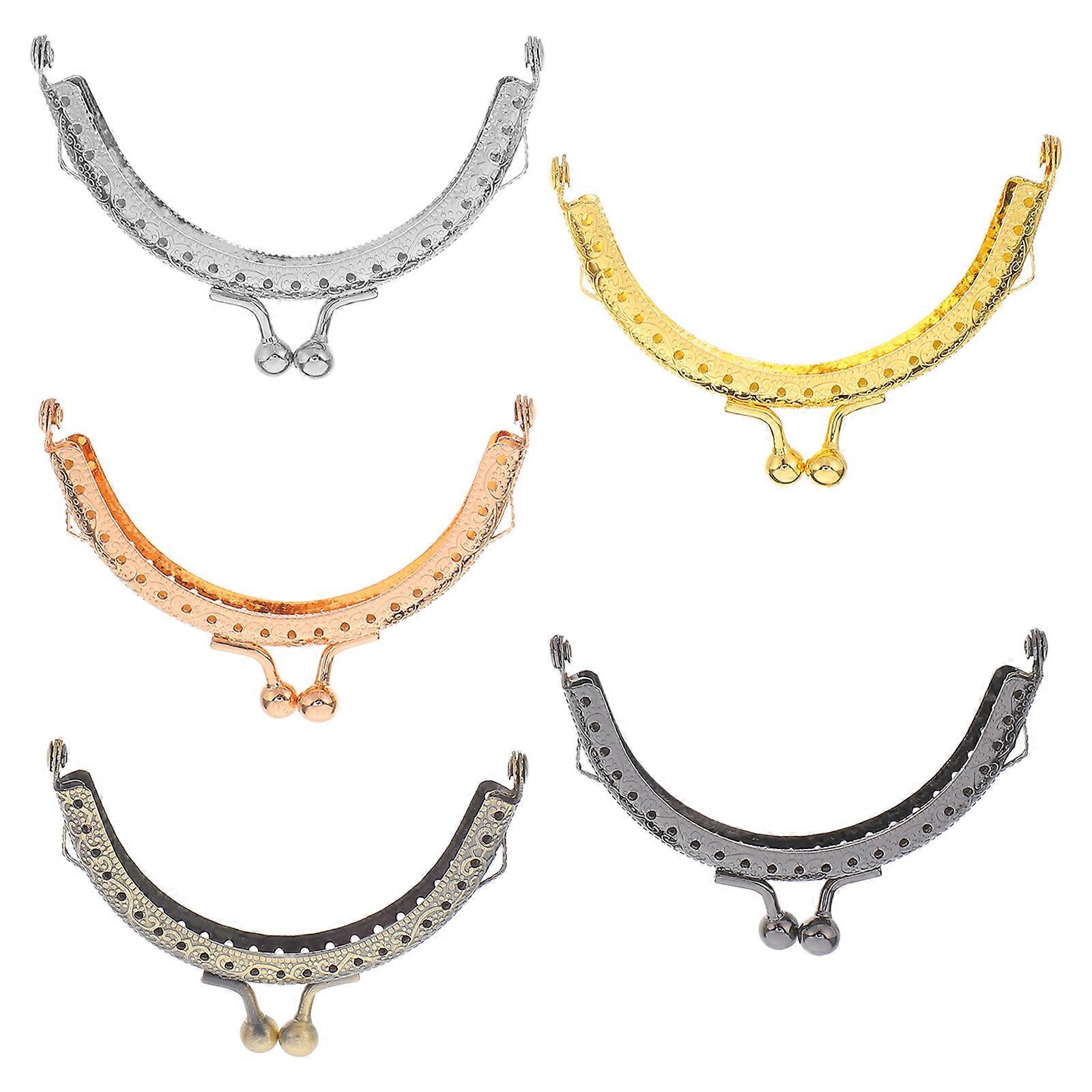 Coin Purse Clasp Embossing Machine Semi-Circle 5Pcs for Purse Making