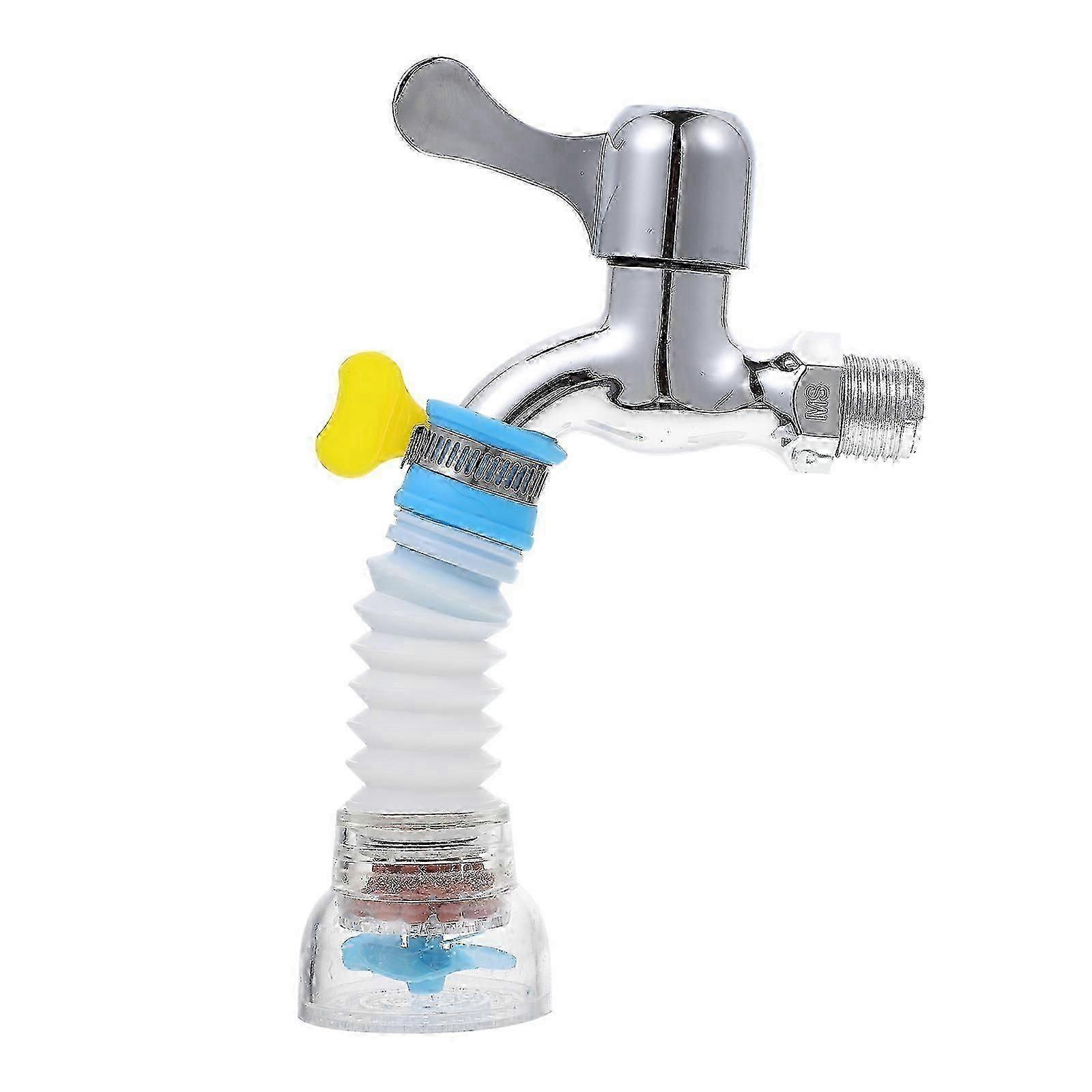 Water Purifier Tap Rotating Splash Filter Kitchen Faucet Simple Design Square 11X9.5X3CM Easy Installation 1Set