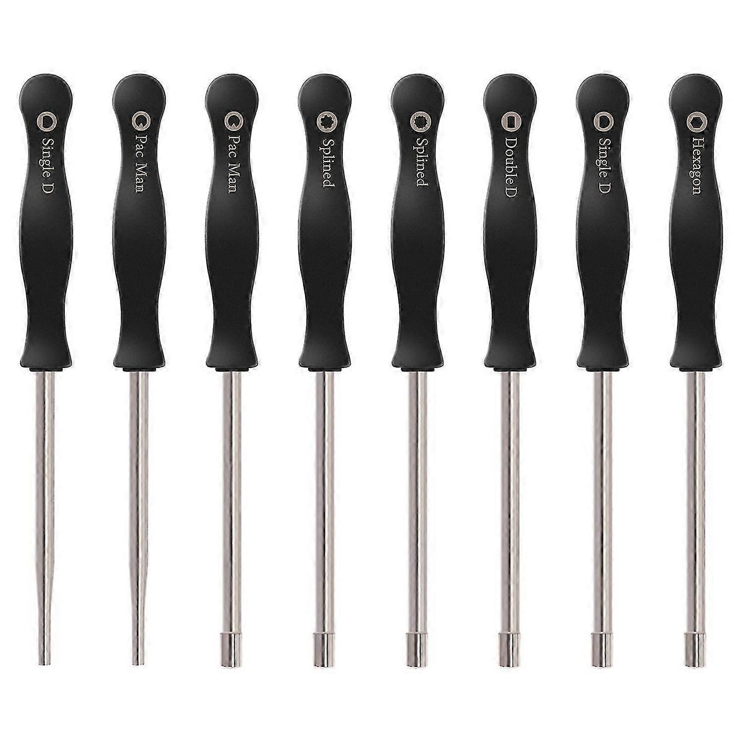 8 pcs Screwdriver Carburetor Adjustment Tool Single D Double D Hexagon Hex Socket Kit Set