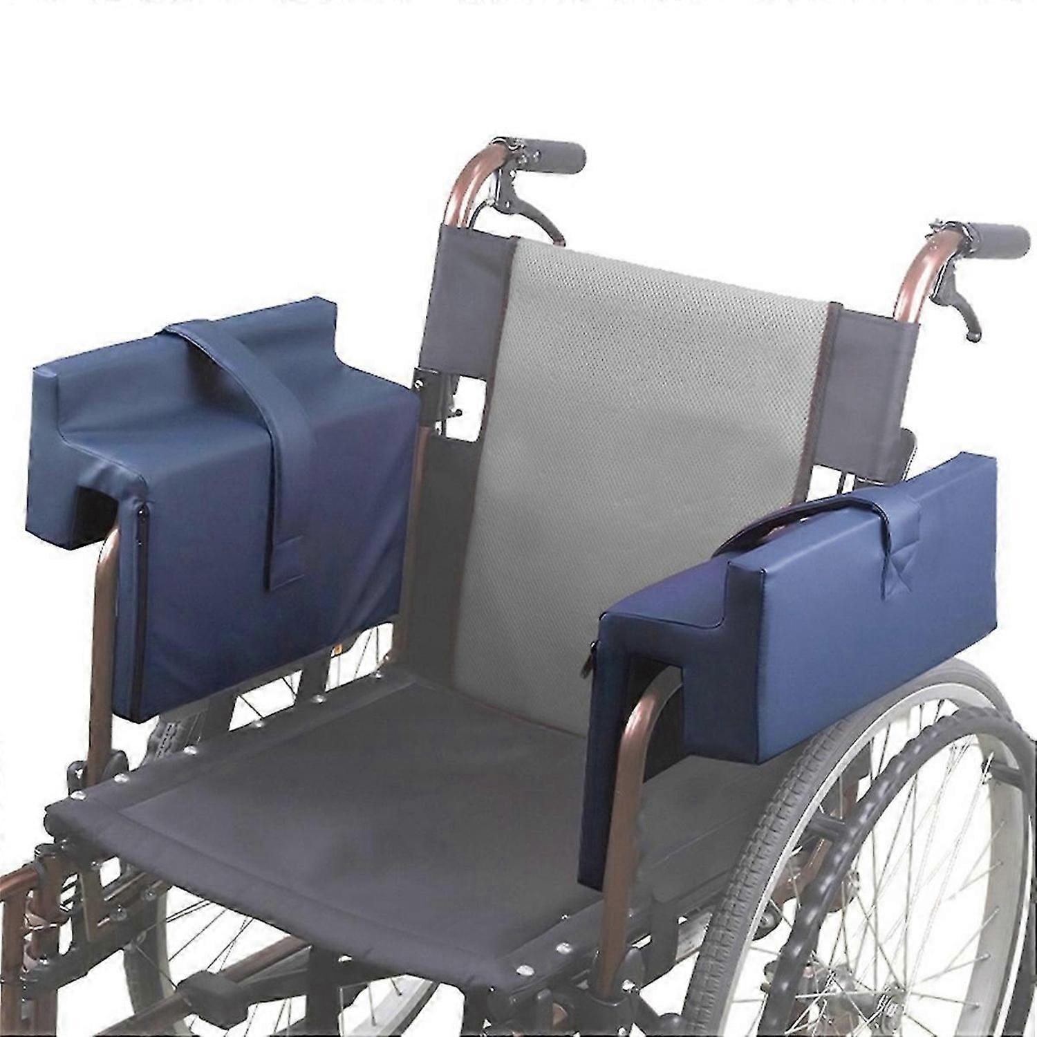 Wheelchair Arm Rest Cushion with Arm Trough Arm Strap,Armrest Cushion Pads to Adjust Leaning Posture