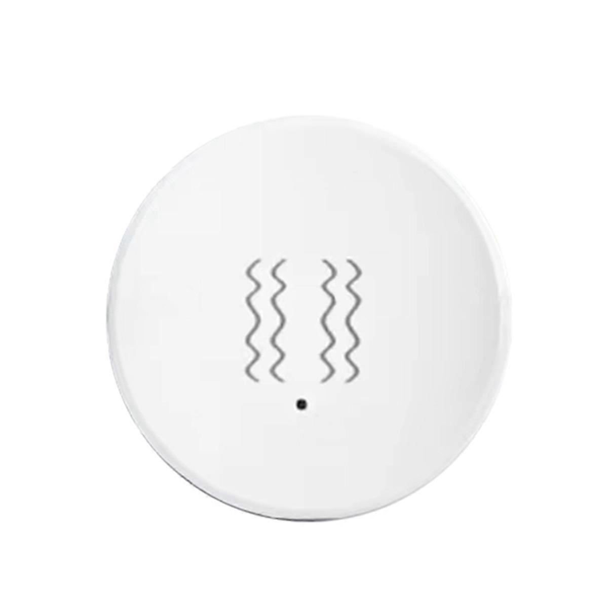 Zigbee Smart Vibration Sensor, Realtidsövervakning, Dörrfönster Vibration Detektering Siren För Hem, App Fjärrkontroll