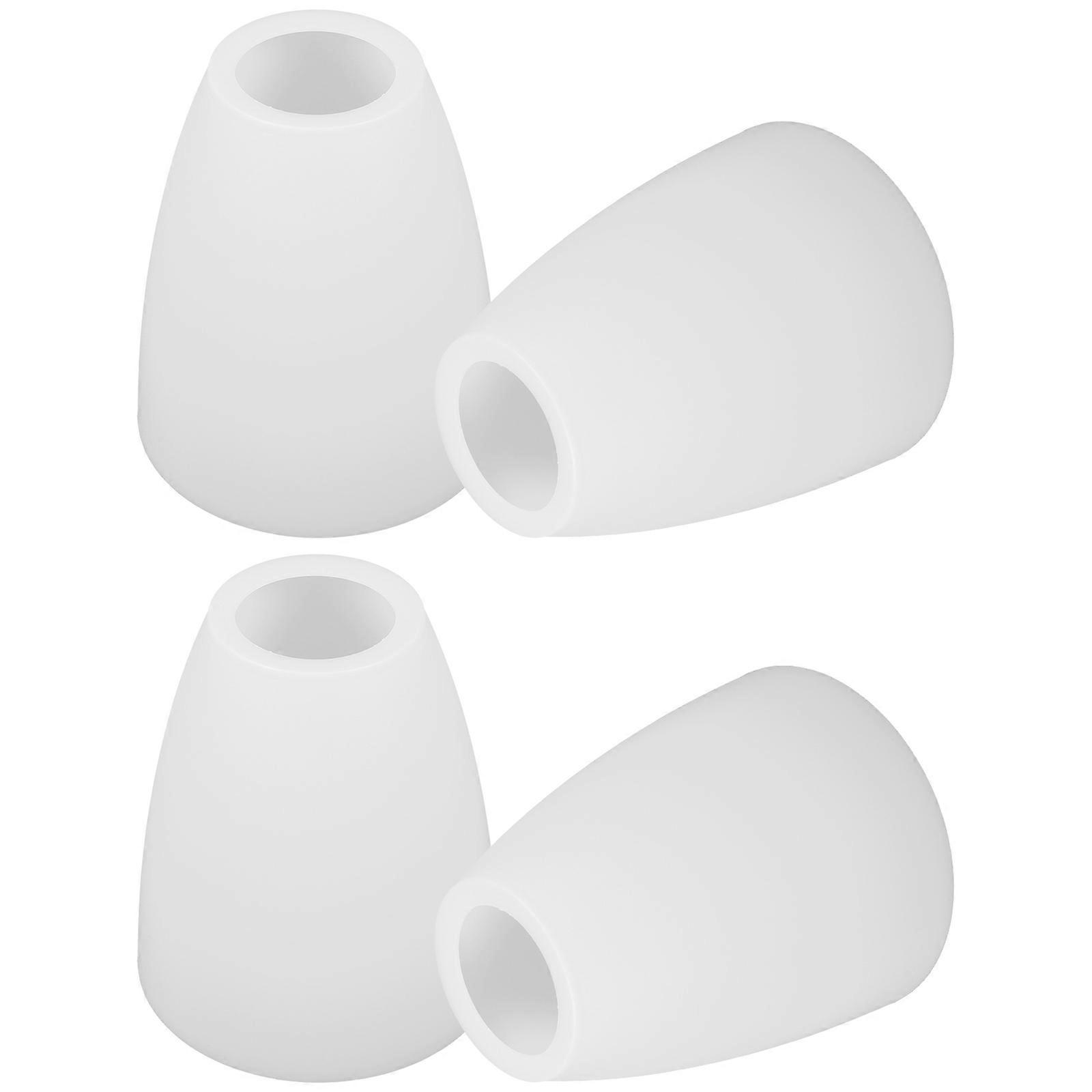 Hanging Lamp Shade Plastic Shade for Decoration 4Pcs White Lamp Covers