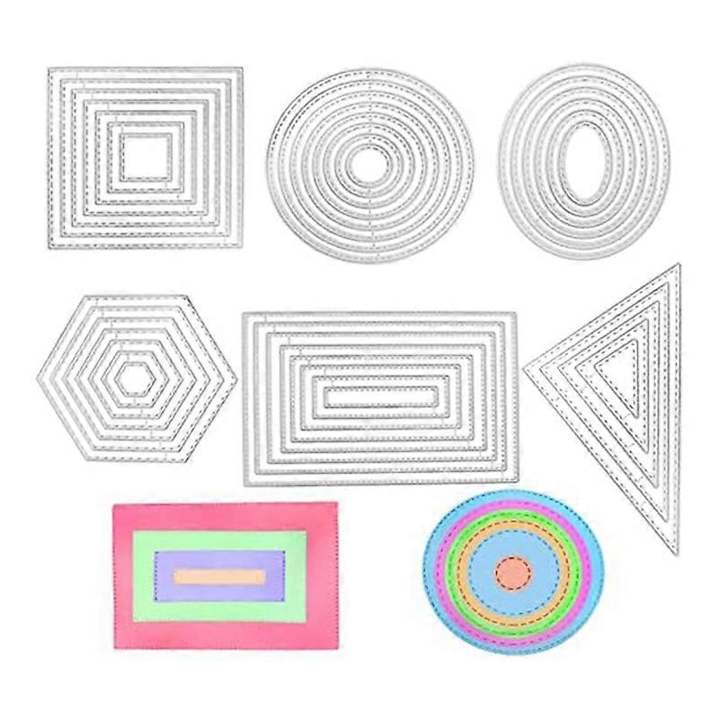 Cutting Die Stencils,Different Shape Die Cut Polygon Embossing Tools