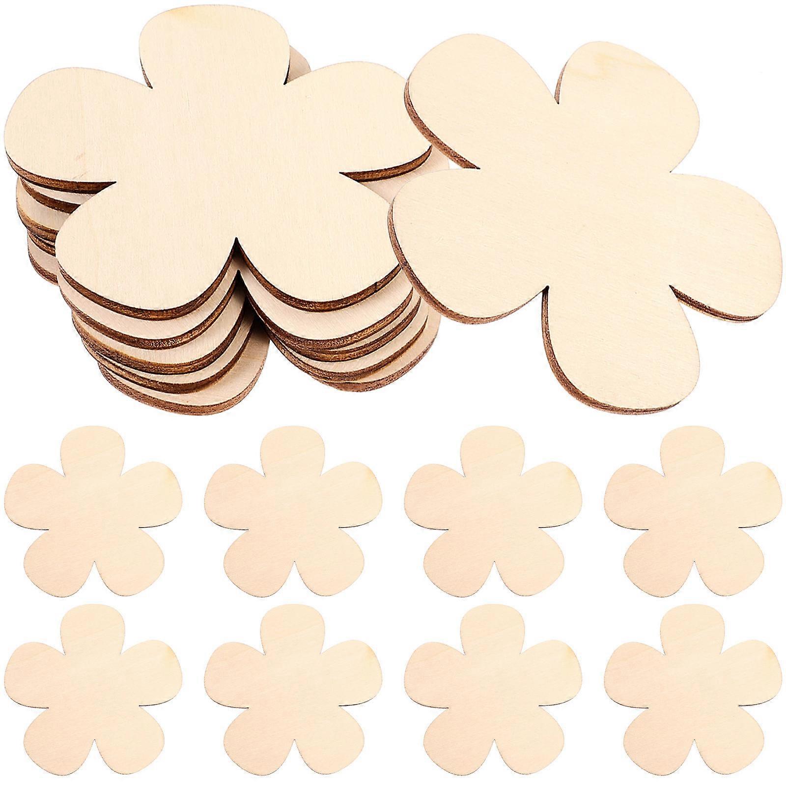 Rustic Wooden Flower Slices For Crafting 180 Pcs Ideal For Children DIY Projects Perfect For Valentine's Day And Home Decoration