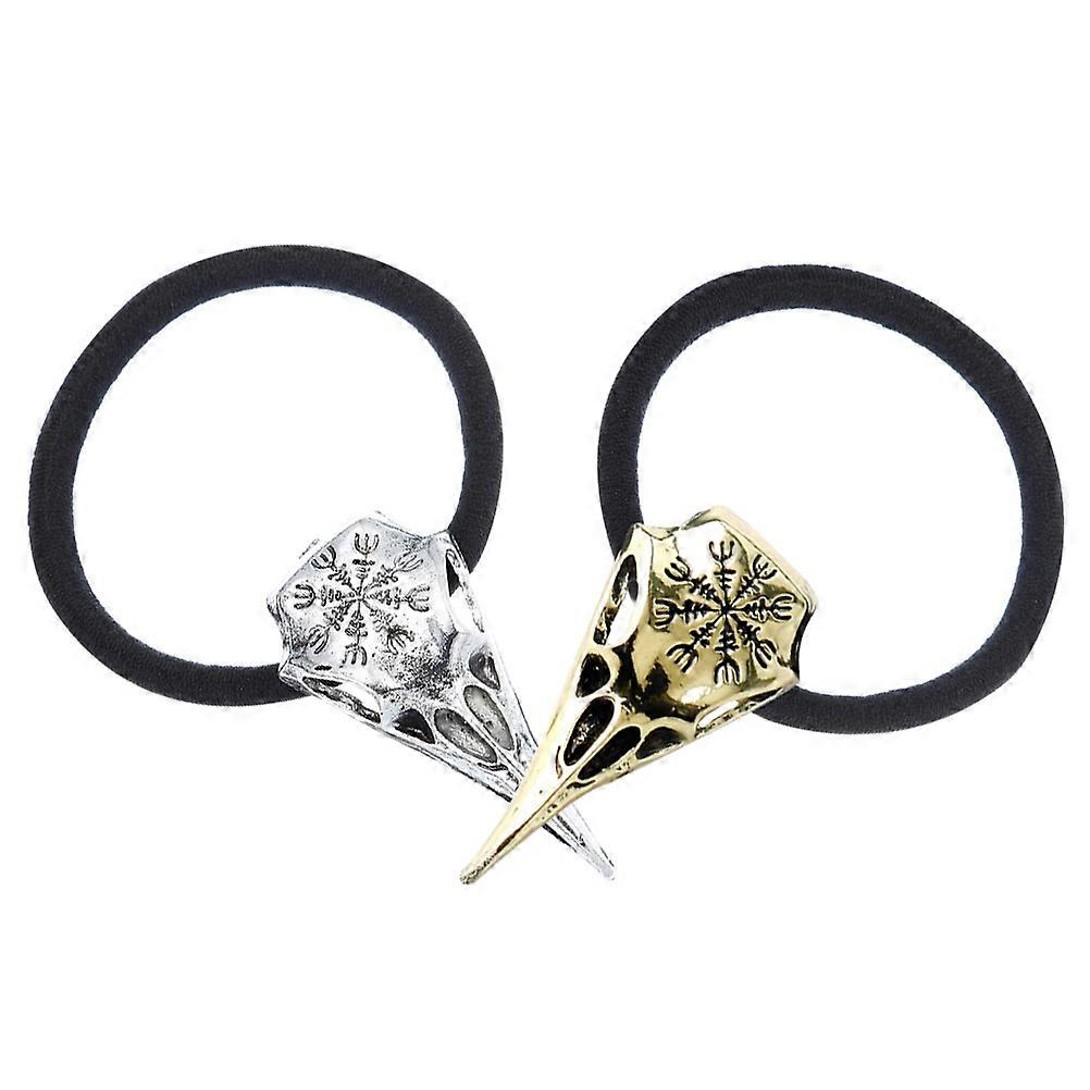 Hair Ties Set 2Pcs Versatile Styling Options For Women Assorted Color Stretchy Durable Suitable For Performances
