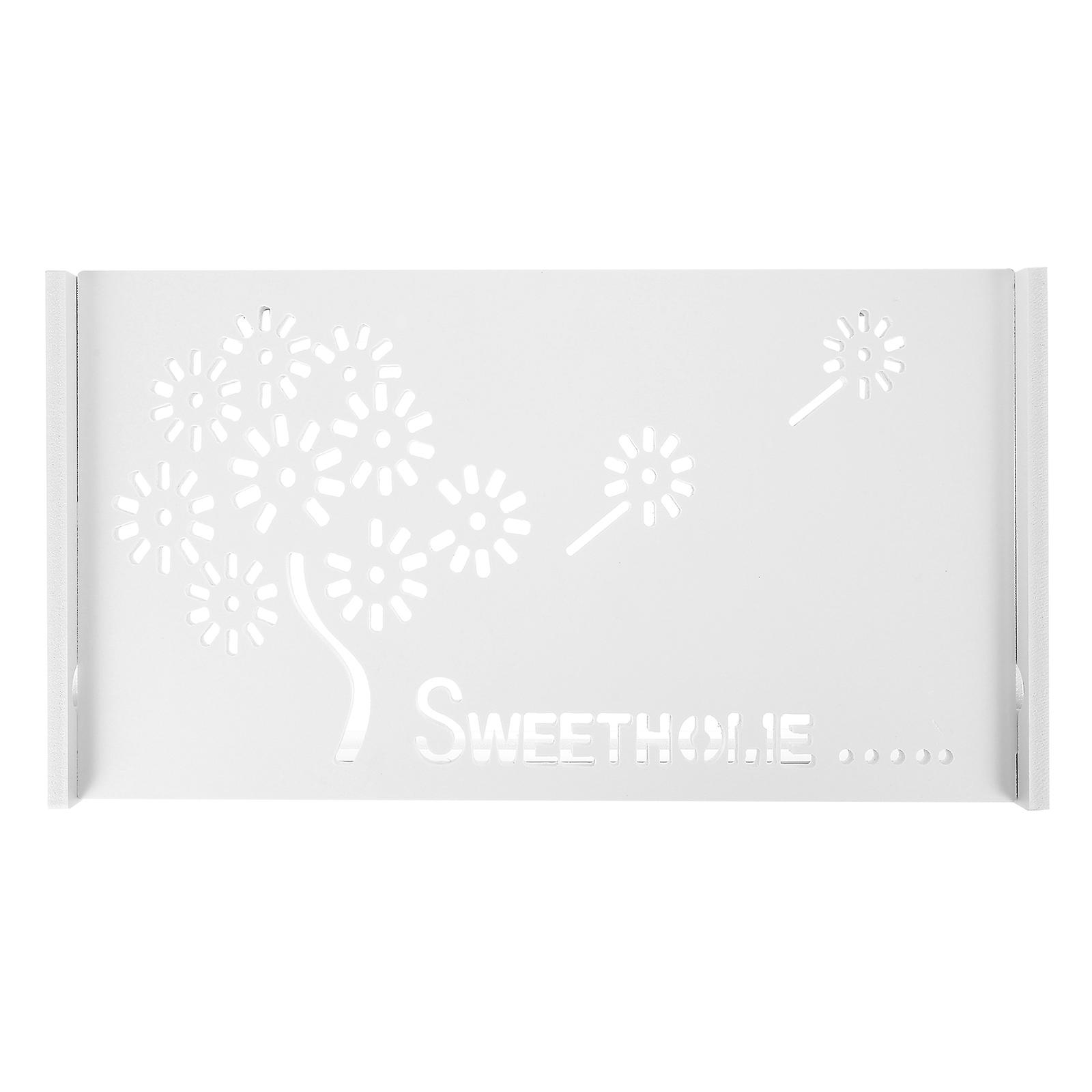 Creative Router Storage Box for Storage Rack 3Pcs Wall Mount White