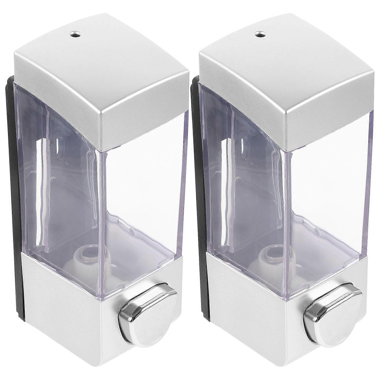 Wall Mounted Shampoo Container Soap Dispenser for Bathroom 4Pcs Set