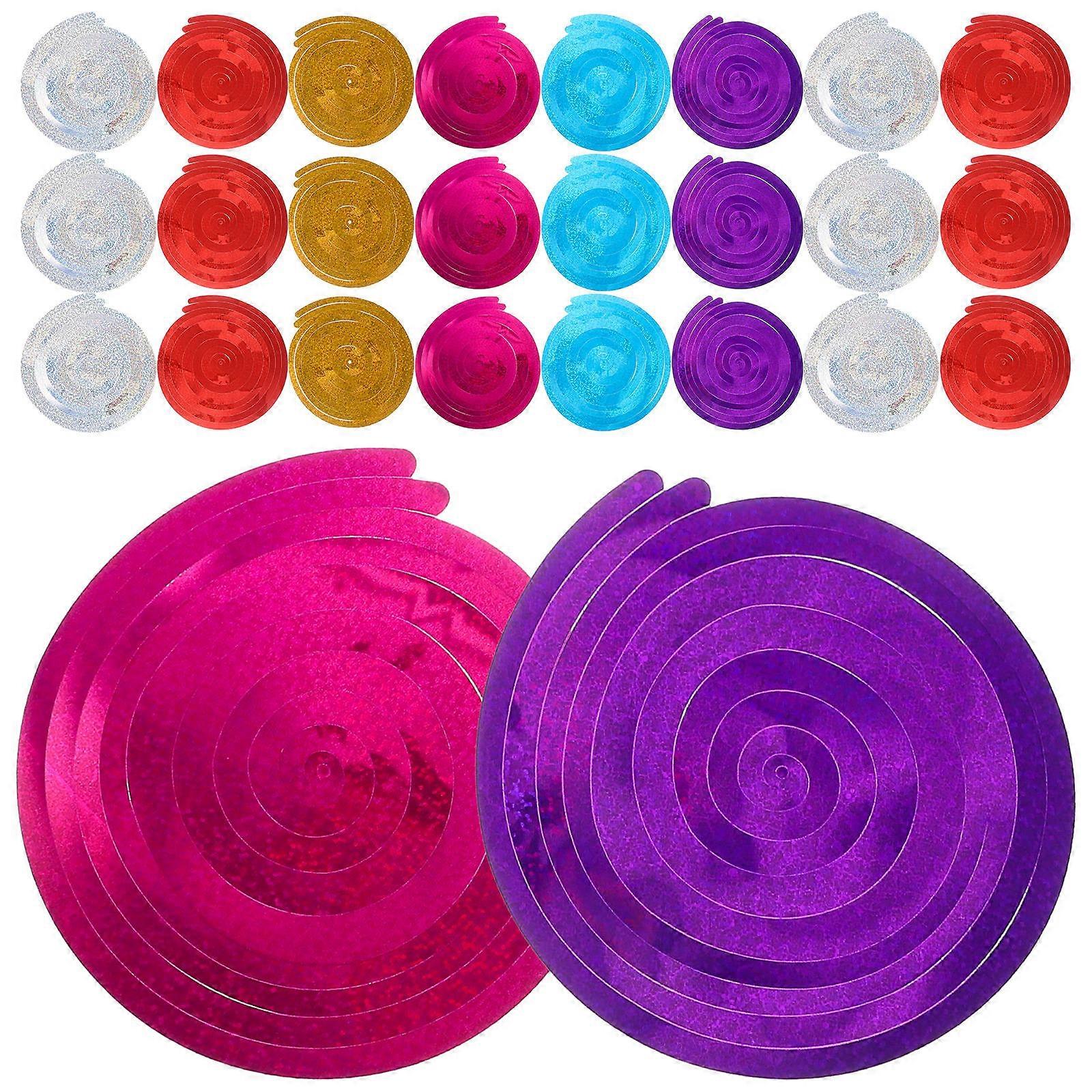Hanging Swirl Decorations PVC for Decor 5Sets Party Ceiling Swirl Decorations