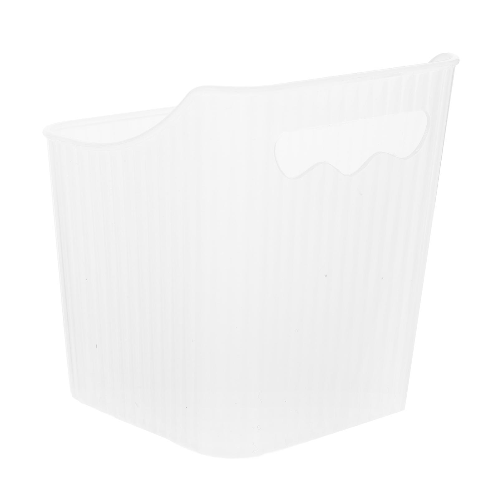 5Pcs Stackable Kitchen Wall Storage Bins In Transparent Design For Organizing Small Kitchen Items Perfect For Countertop Use