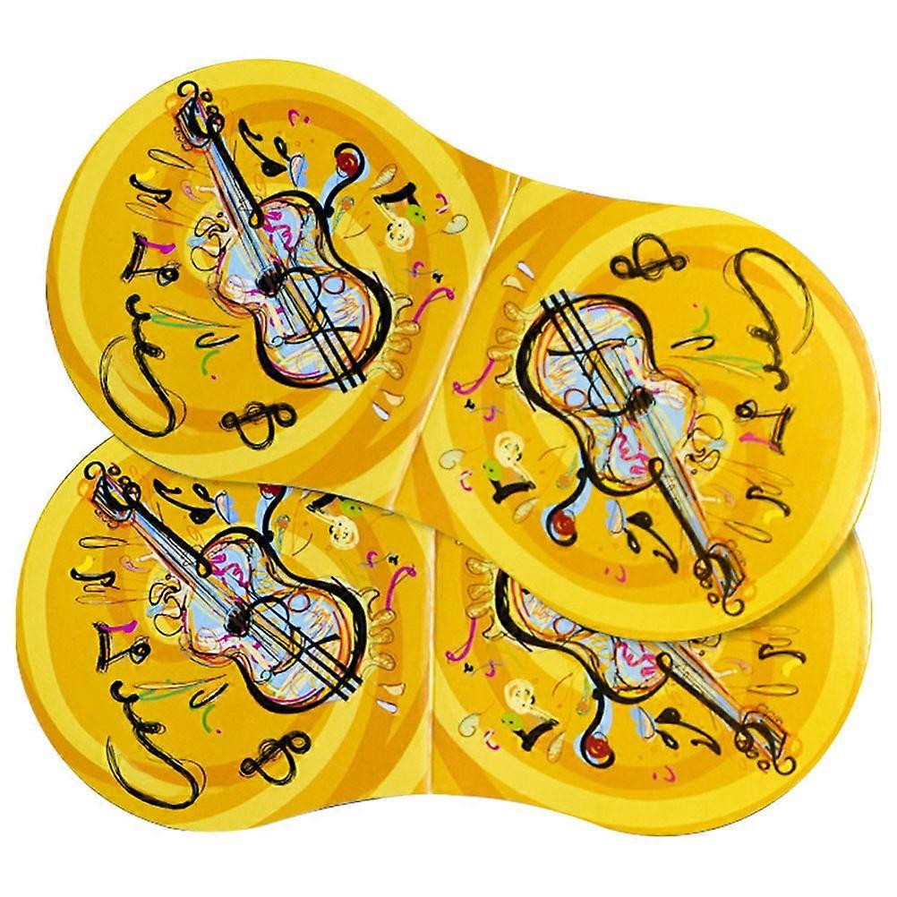 Vinyl Record Cleaner Handler Mitt for Anti Static Protection 2Pcs Yellow