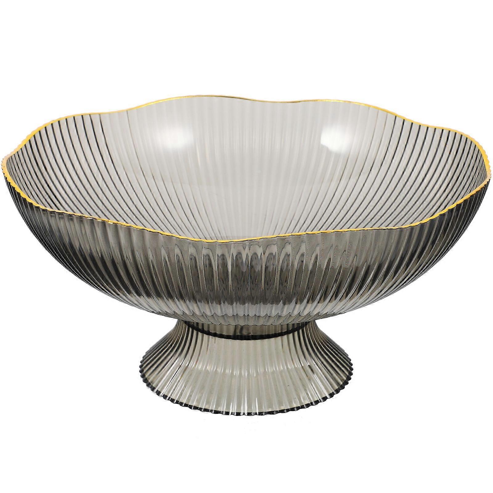 Fruit Footed Bowl Snack Serving Tray for Kitchen with 2Pcs Storage Tray