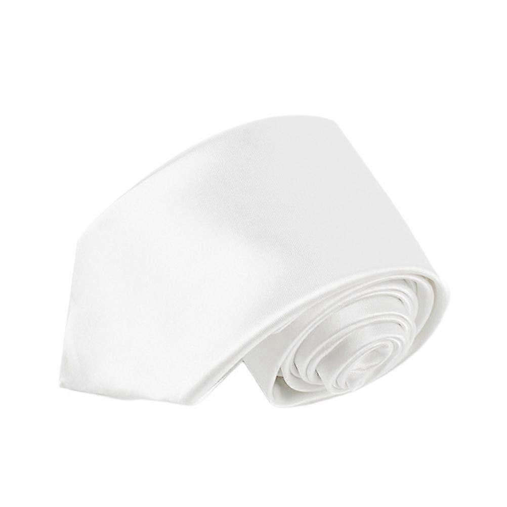 White Solid Color for Party Costume Necktie